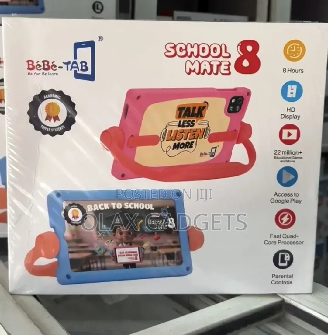 Bébé-Tab School Mate 8 Kids Educational Tablet With Headsets,keyboard