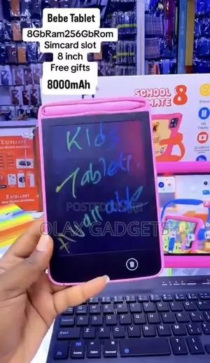 Bébé-Tab School Mate 8 Kids Educational Tablet With Headsets,keyboard