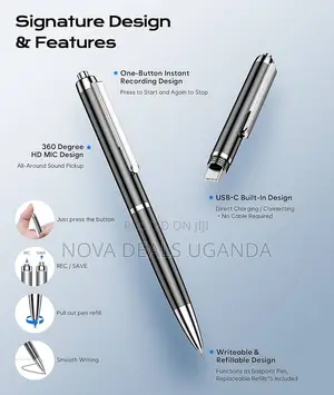 Philips DVT1600 32GB Audio Recorder Pen With Aitomatic Speech to Text