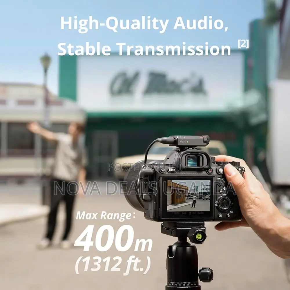 DJI Mic Mini (2TX+1RX+Charging Case), Detail-Rich Audio, 48h Use, NC