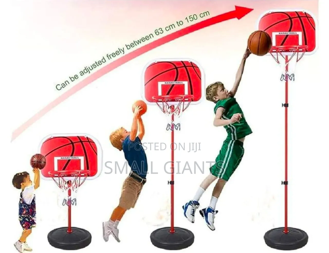 Portable Adjustable Kids Basketball Hoop Stand