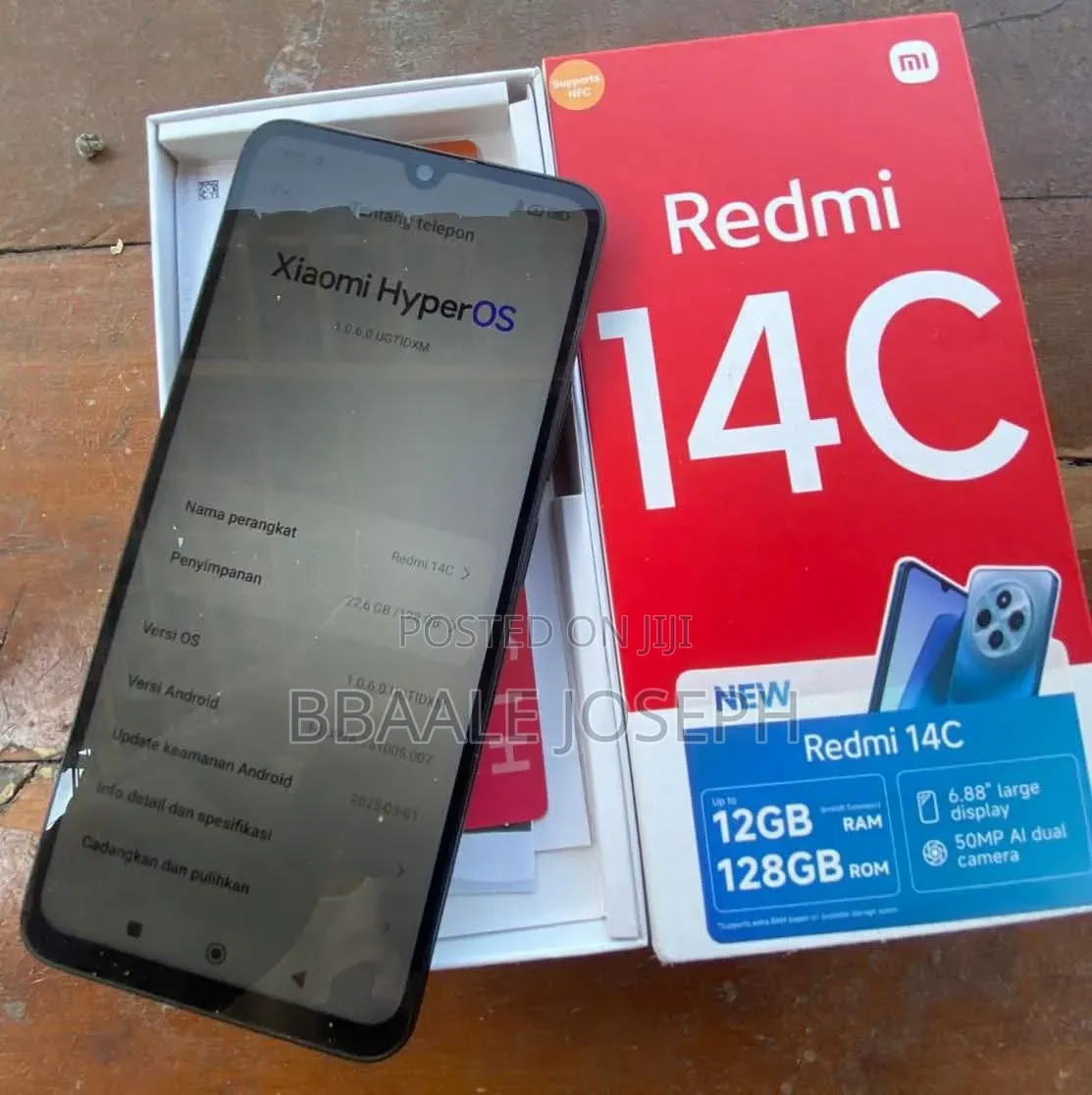 New Xiaomi Redmi 14C 128 GB Black