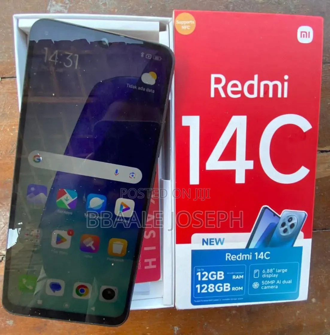 New Xiaomi Redmi 14C 128 GB Black