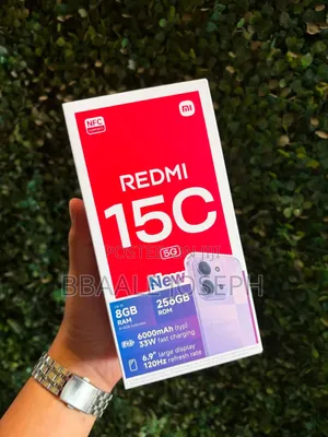 New Xiaomi Redmi 15C 4G 256 GB Black