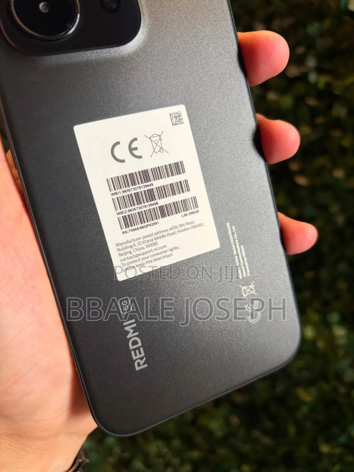 New Xiaomi Redmi 15C 4G 256 GB Black