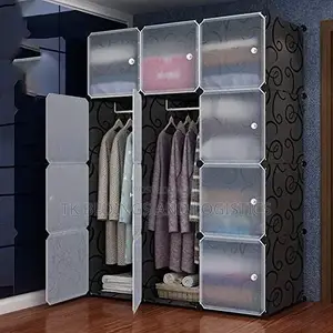 Plastic 3 Columns Wardrobe
