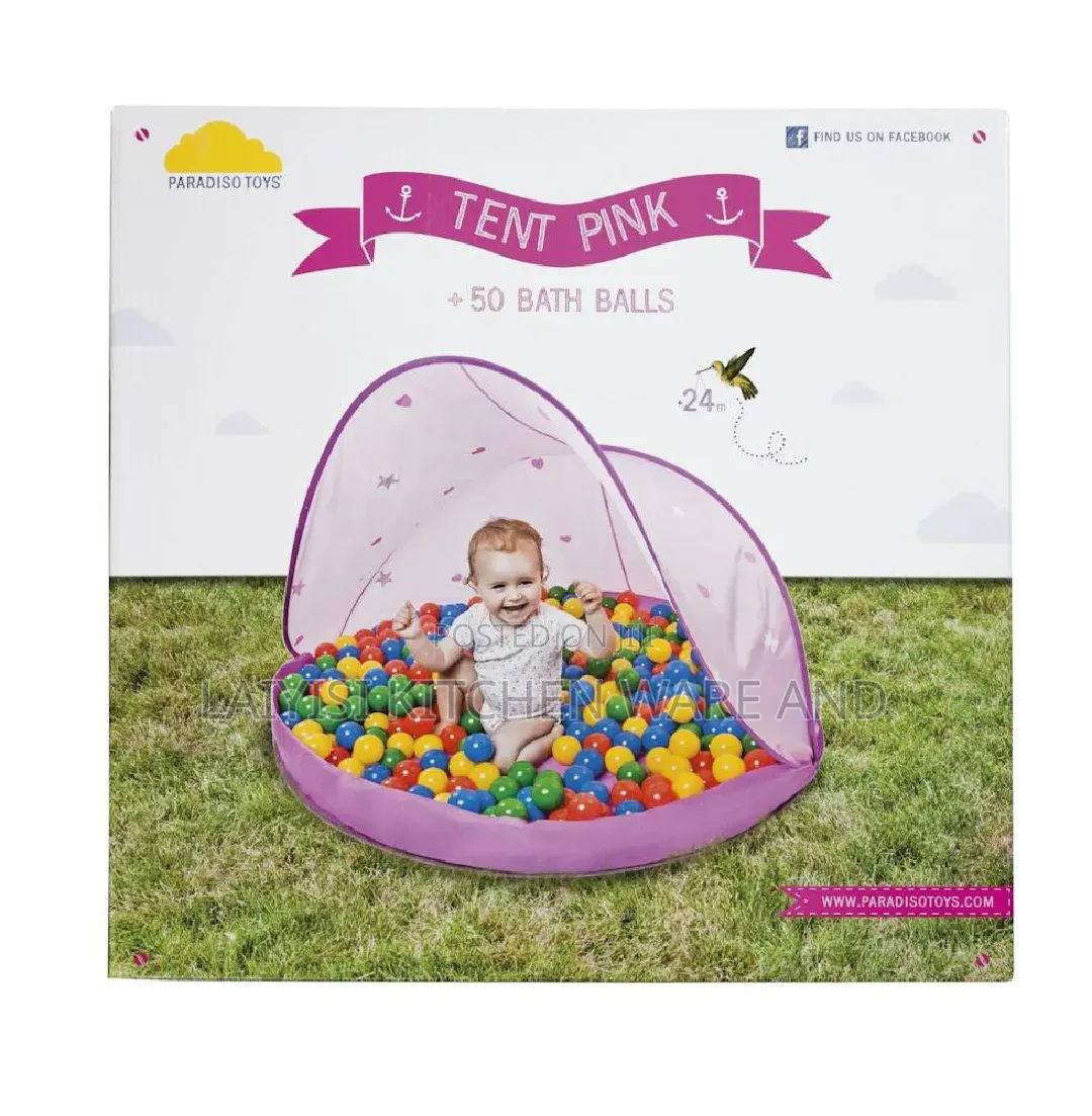 Kids Play Tent With Colorful Balls Foldable Indoor Outdoor Playhouse