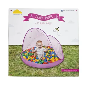 Kids Play Tent With Colorful Balls Foldable Indoor Outdoor Playhouse