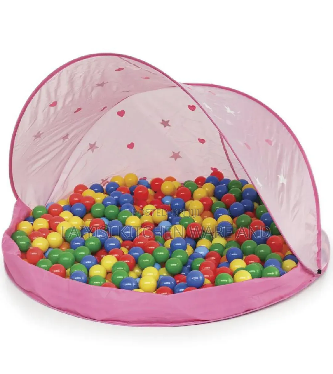 Kids Play Tent With Colorful Balls Foldable Indoor Outdoor Playhouse
