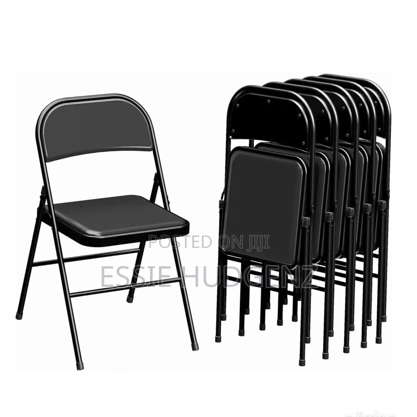 Metal Folding Chair With Padded Seat