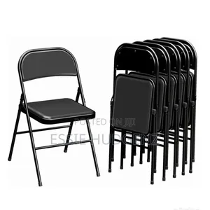Metal Folding Chair With Padded Seat