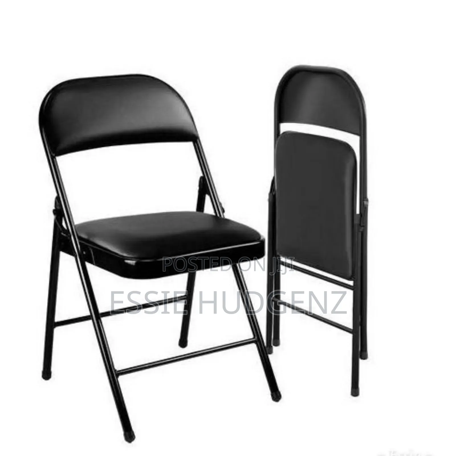 Metal Folding Chair With Padded Seat