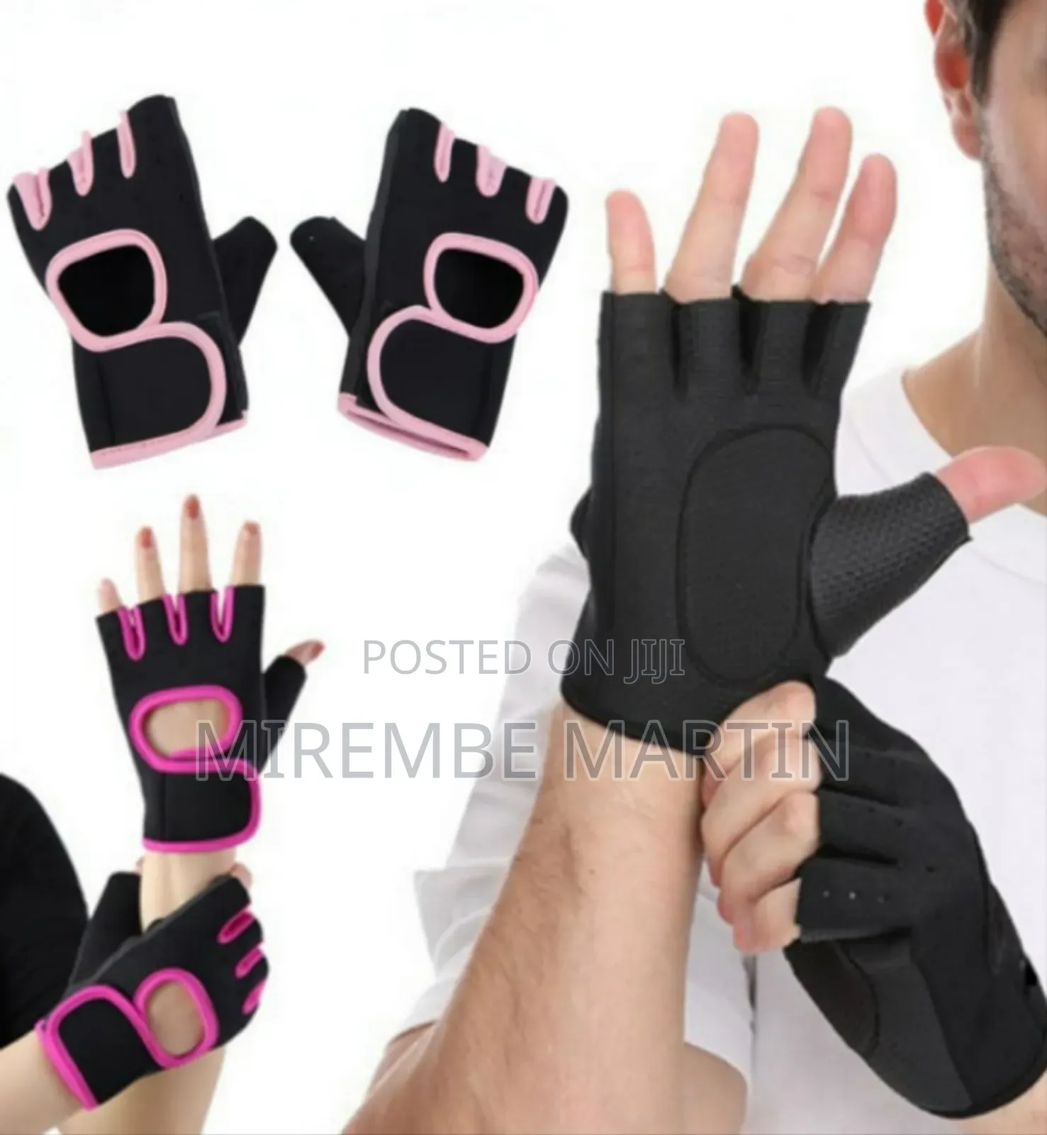 Men's and Women's Sports Cycling Fitness Half Finger Gloves Rock .