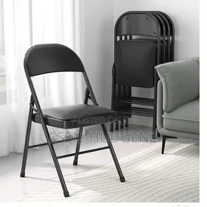 Metal Folding Chair With Padded Seat