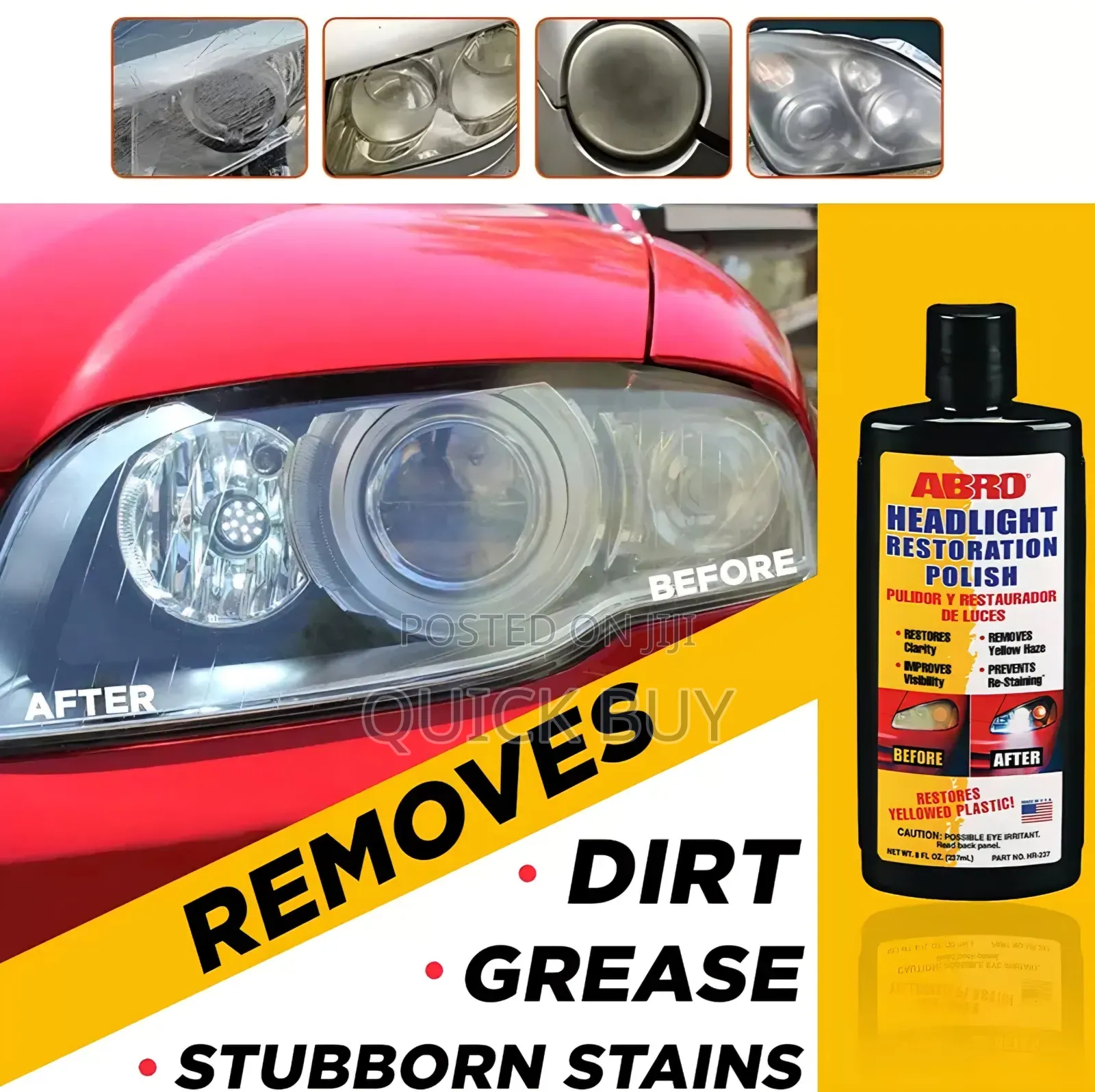 ABRO Headlight Restoration Polish