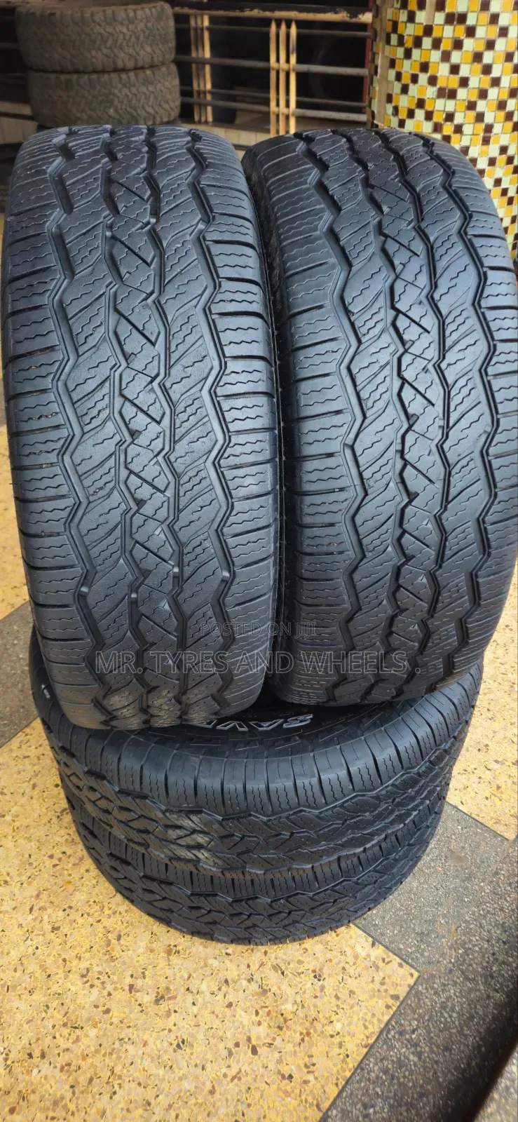 265 70 R15 Savero at Pro 112t Gt Radial Came N Witnesse Gd Tires.