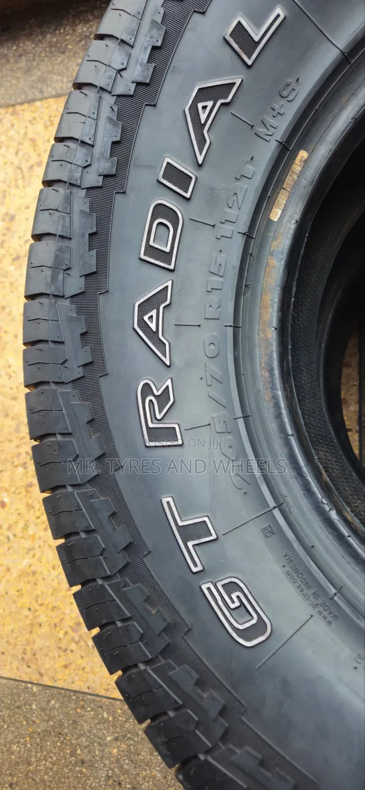 265 70 R15 Savero at Pro 112t Gt Radial Came N Witnesse Gd Tires.