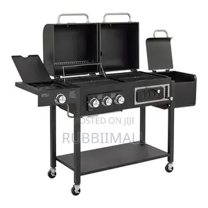 Dual BBQ Grill (LPG and Charcoal)