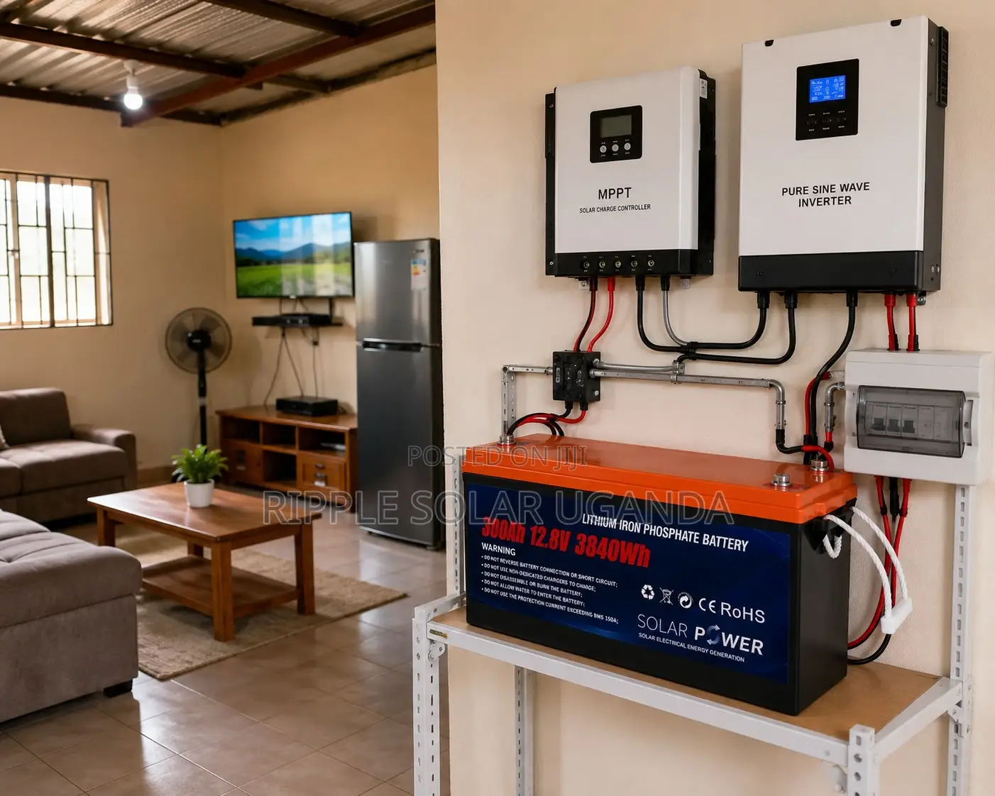 300Ah Deep Cycle Lithium Battery for Solar Systems 12V