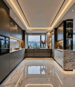 Gypsum Ceiling Livingroom and Kitchen Designs at Fantasy