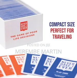 Never Have I Ever Card Game - Party Game of Poor Life Decisions -