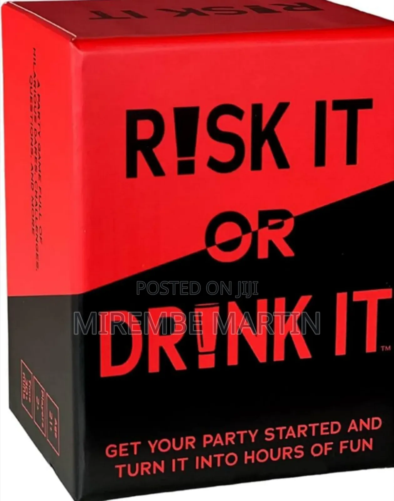 Risk It or Drink It! Party Game | Dares, Decisions, and Drinks