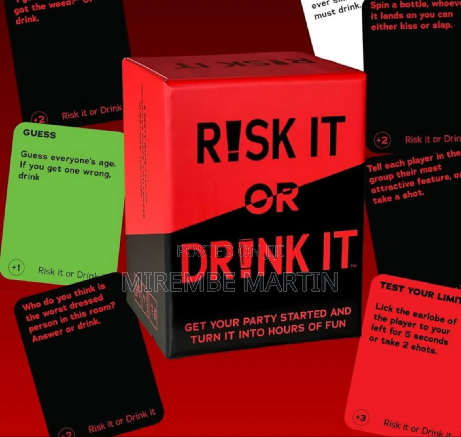 Risk It or Drink It! Party Game | Dares, Decisions, and Drinks