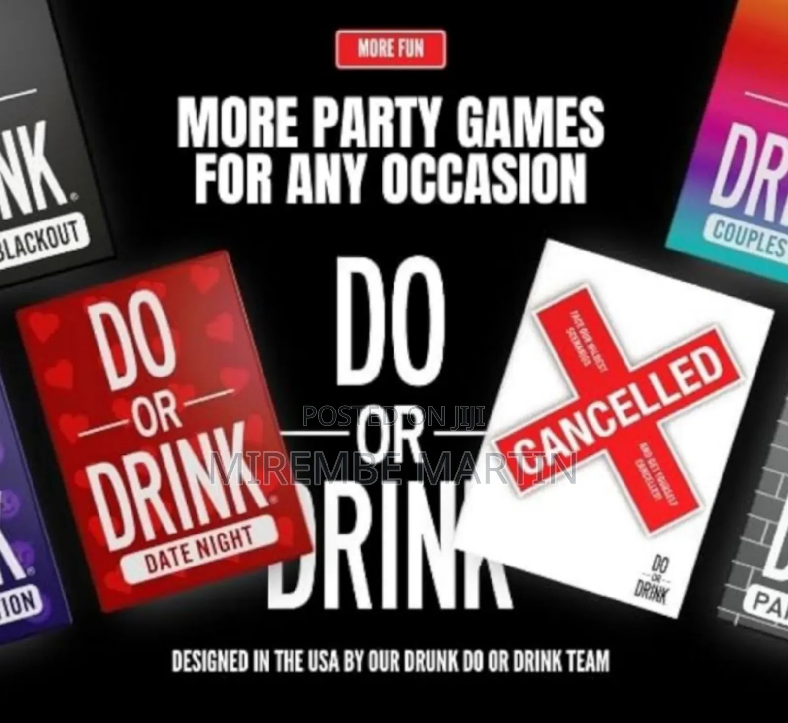 Do or Drink - Card Game - Expansion Pack #2 - Party Game - Dares