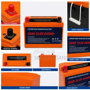 50Ah Lithium Iron Phosphate Battery for Solar Power 12V