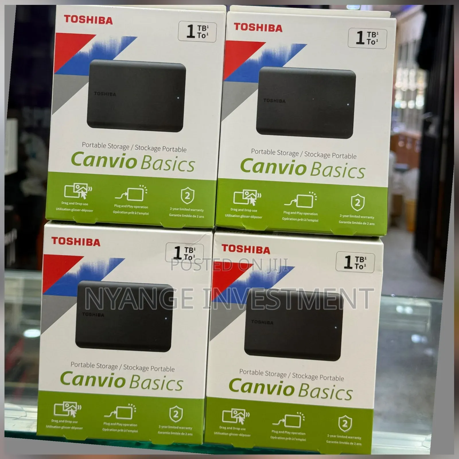 Toshiba Canvio Portable External Hard Drive, Specifically the 1TB