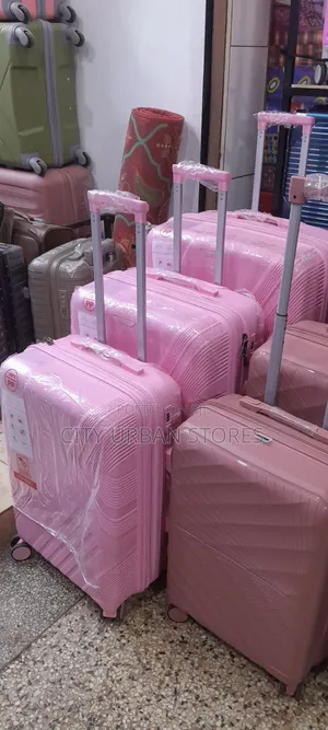 Plastic Rubber 3pcs Pink Set