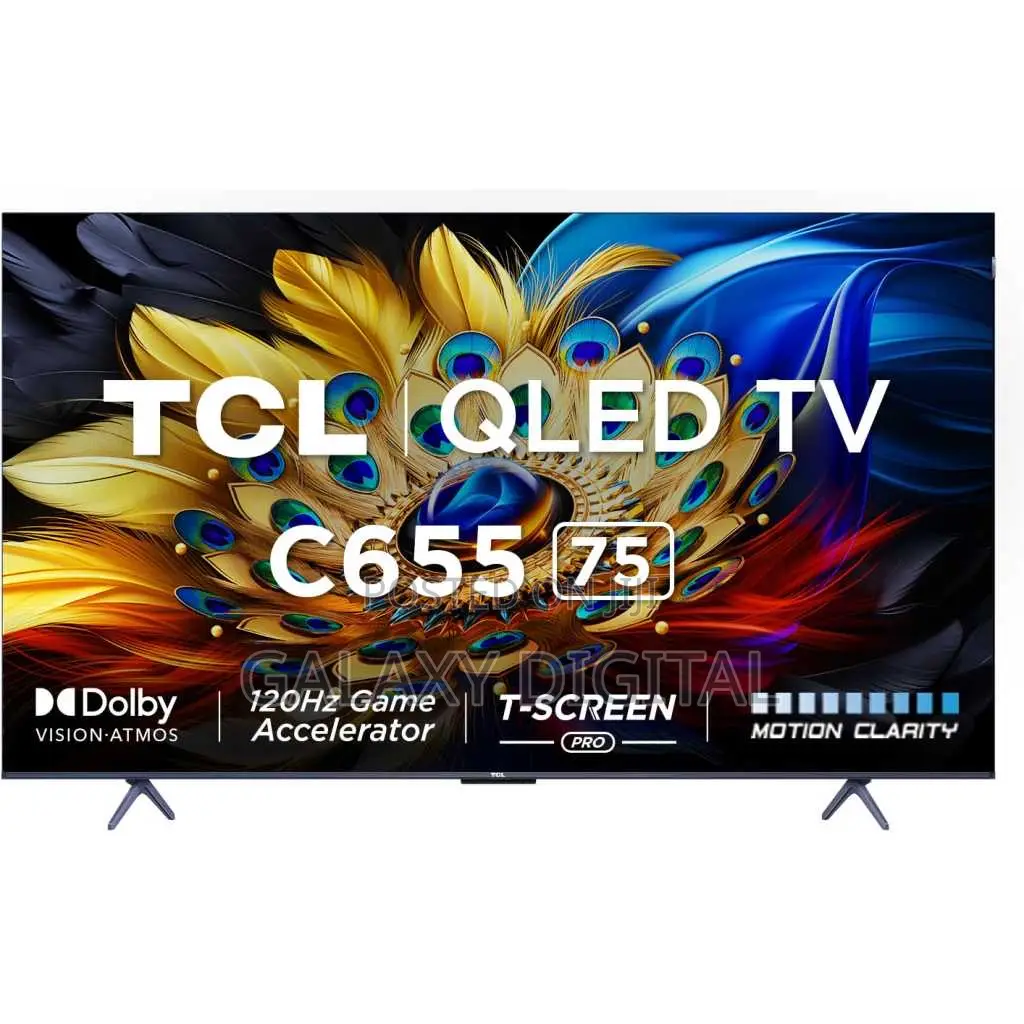 TCL 75 Inch QLED PRO Google Smart TV (75C655) | Dolby Vision Atmos
