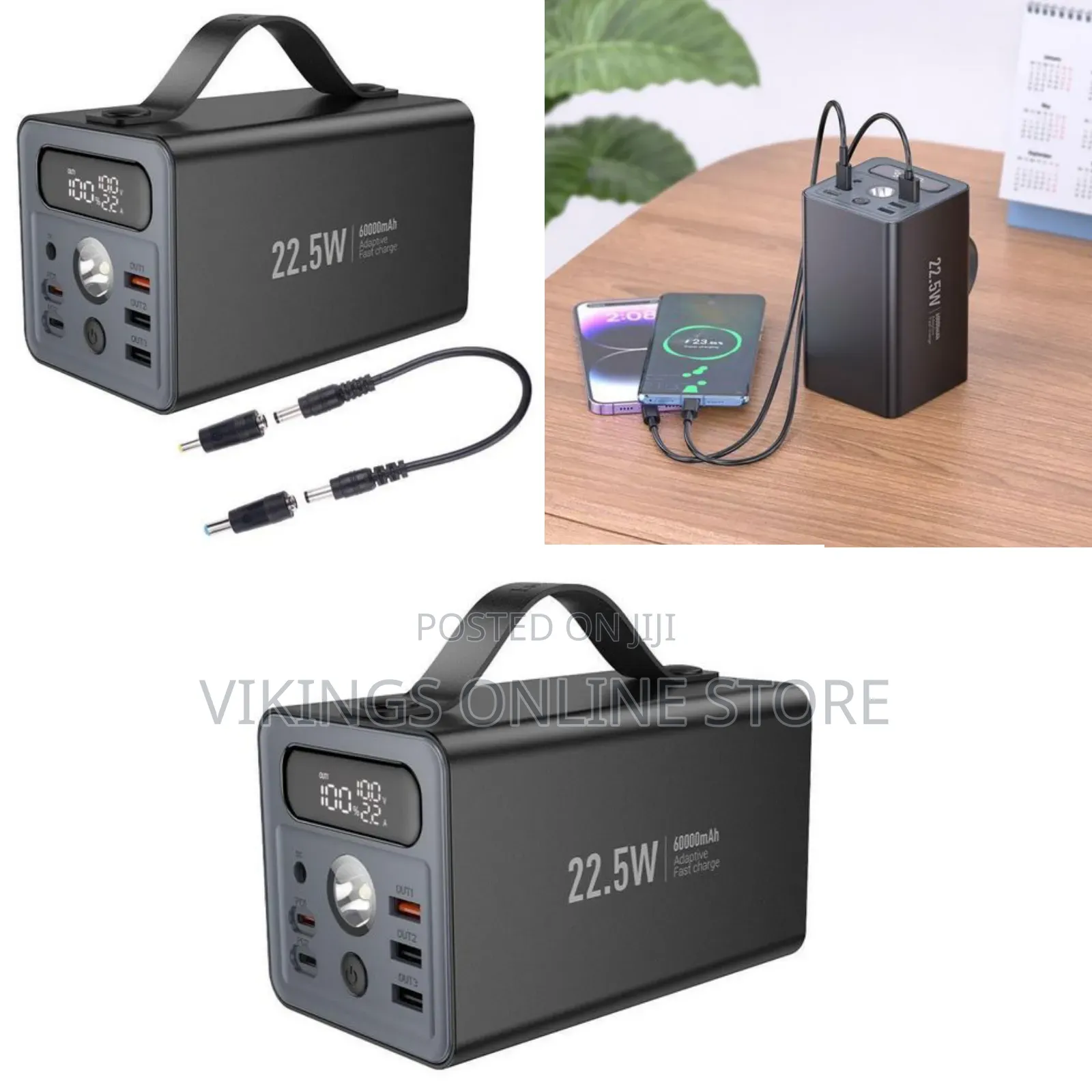 Hoco J138 Distant Power Bank With Ultra Large 60000mAh Capacity
