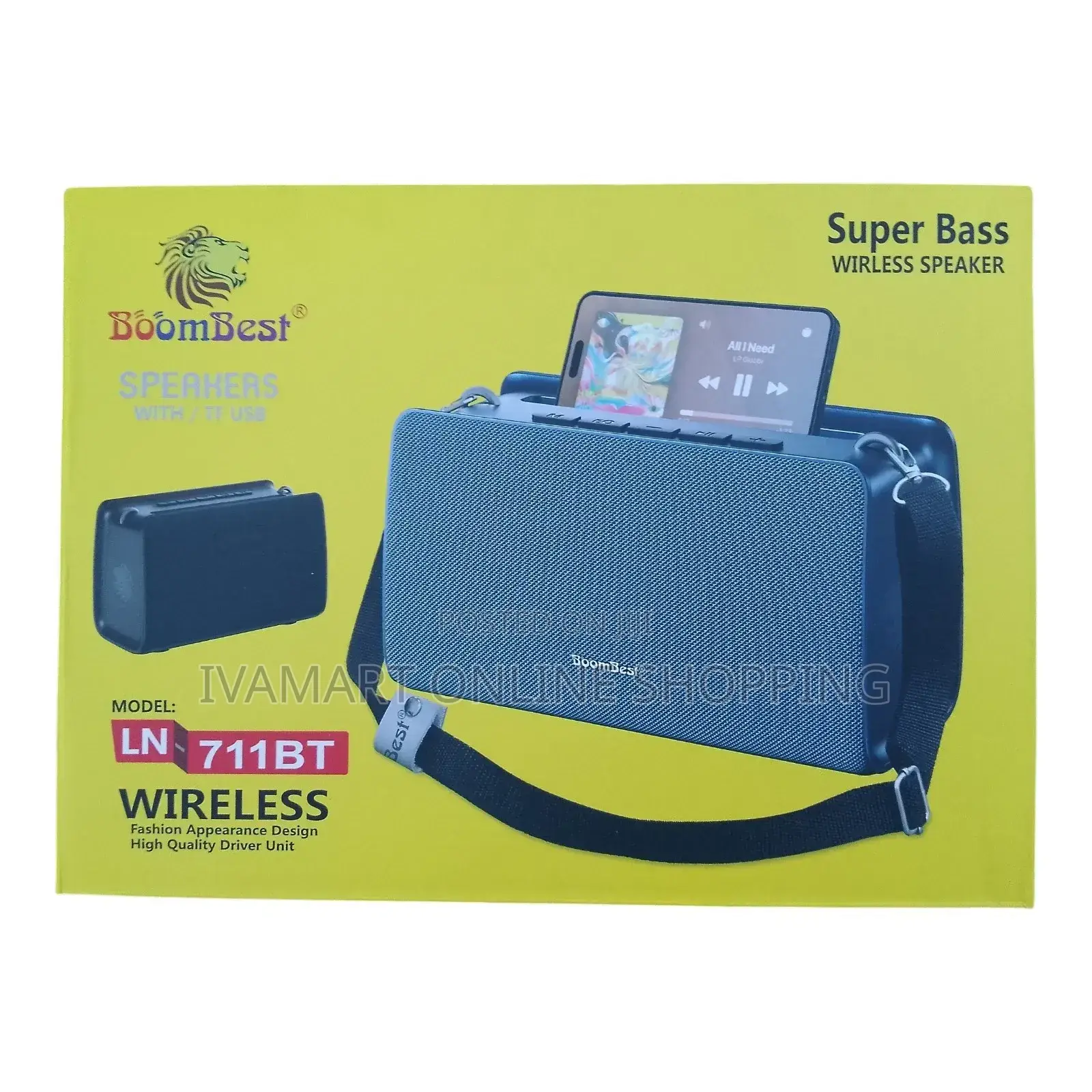 Boombest Super Bass Wireless Speaker - Ln 711bt