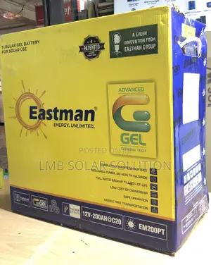 East Man Tublar Gel Battery 200AH