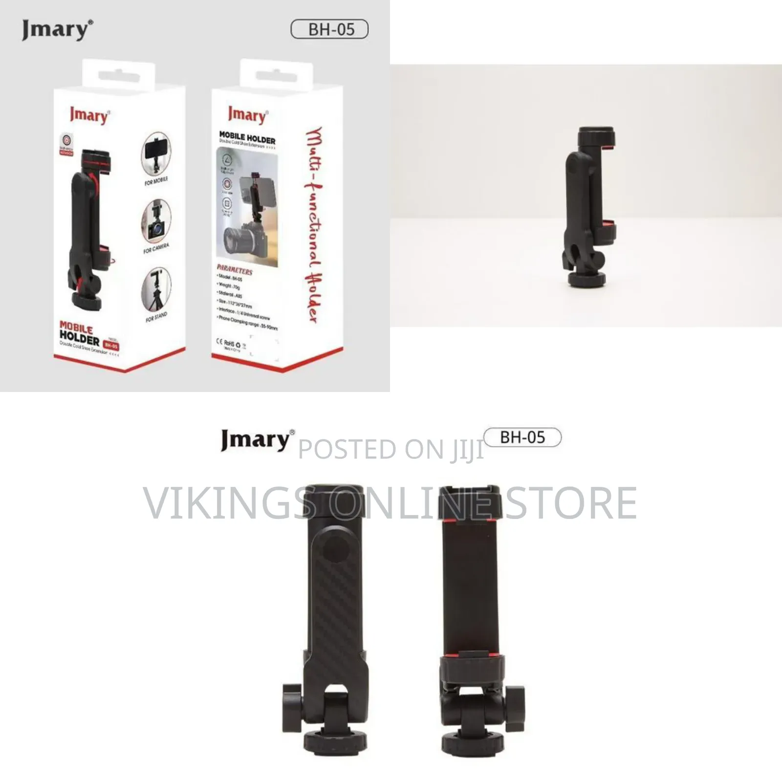 Jmary Phone Tripod Mount BH-05 Attachment Camera SLR Simultaneous