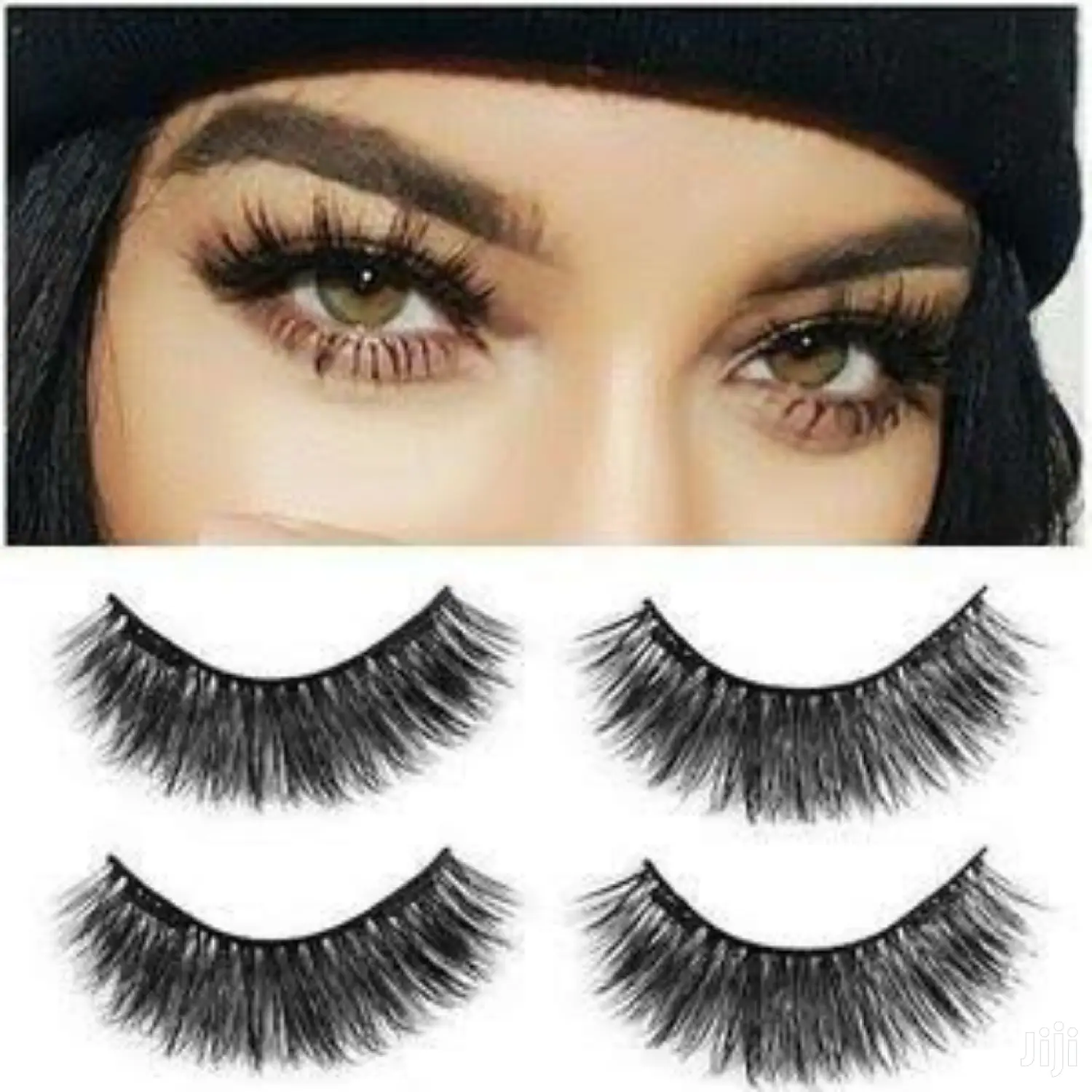 3D Fashion Eyelashes, High Quality Adhesive False Eyelashes