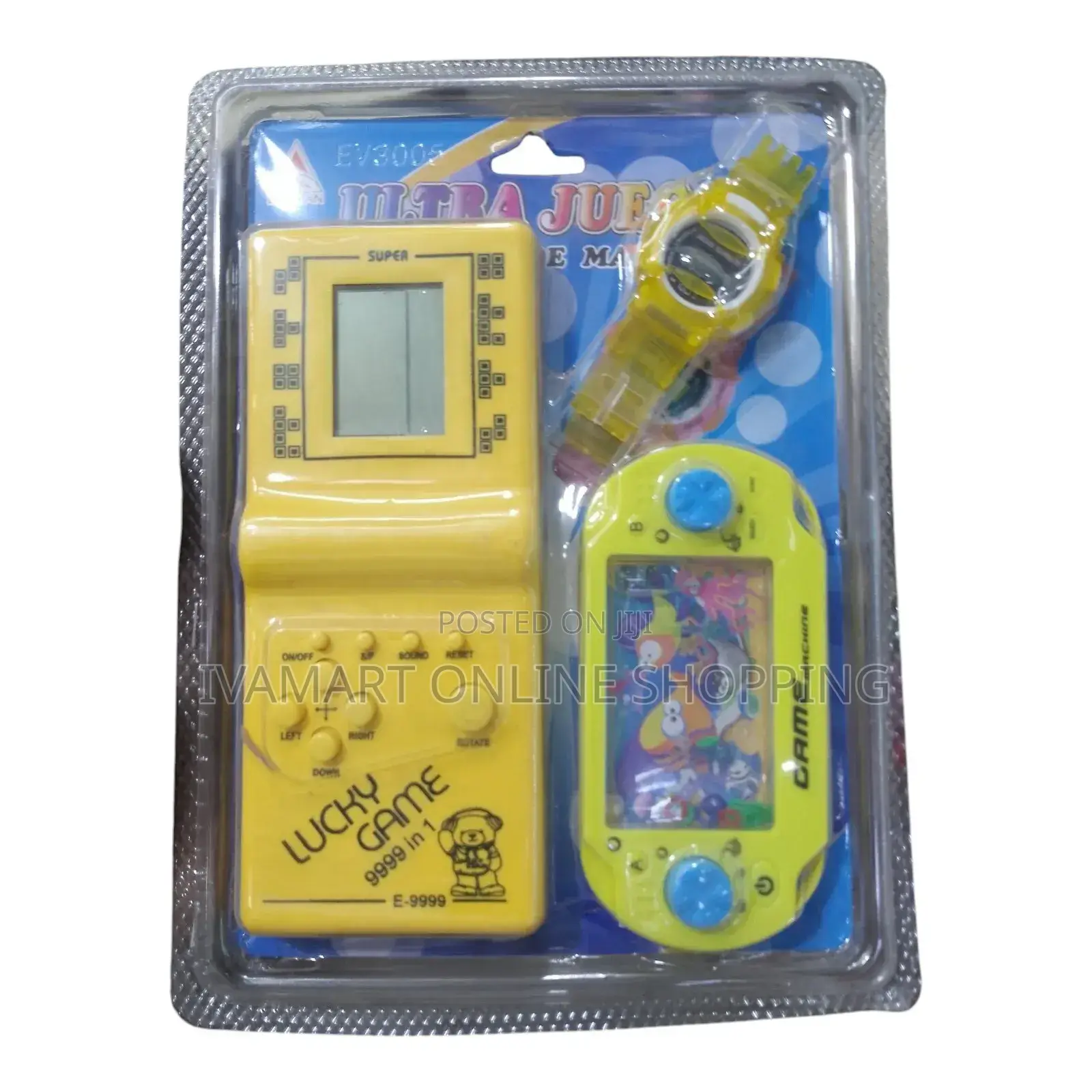 Brick Game, Water Game and Watch - 3 in 1 Toys
