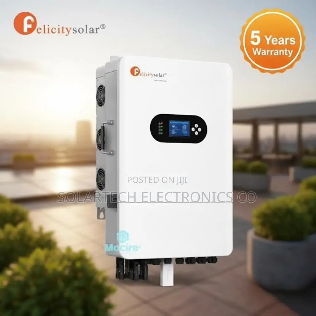 Brand New 12kVA Felicity Hybrid Solar Inverter 3 Phase LCD WiFi Ready