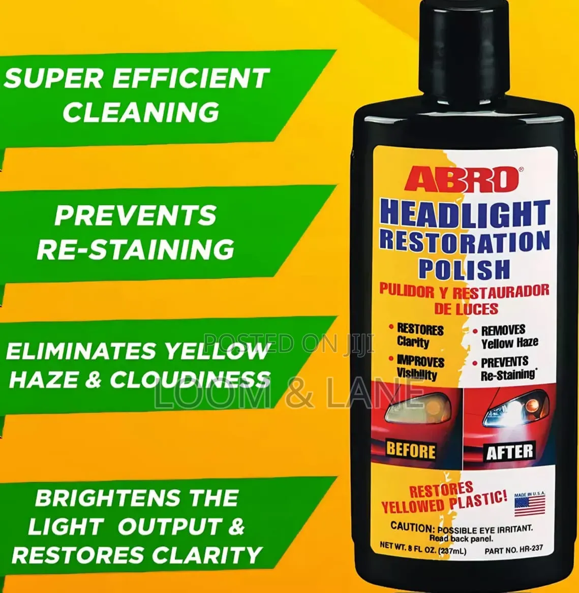 ABRO Headlight Restoration Polish