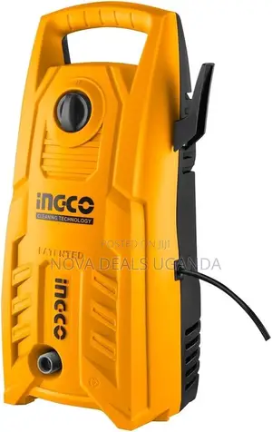 INGCO High Pressure Washer, 1400W, 130 Bar, Yellow, Electric