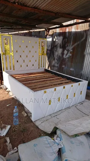 King Bed 5*6 in White Color