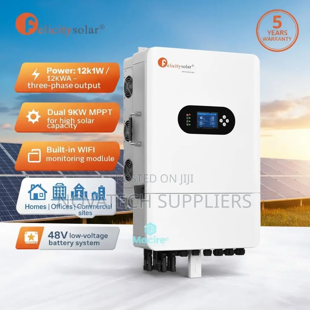Felicity 12kW 12kVA Three Phase Hybrid Solar Inverter