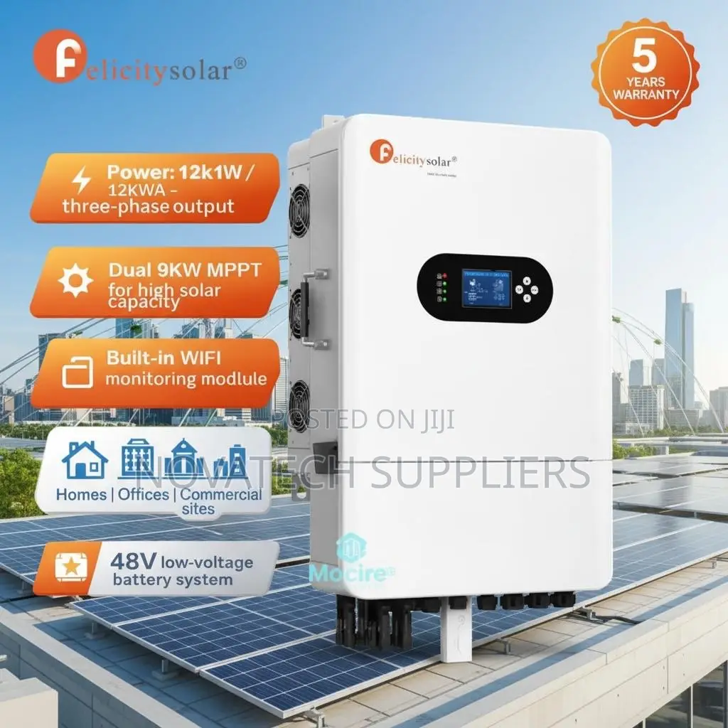 Felicity 12kW Three Phase Hybrid Inverter Dual MPPT Solar
