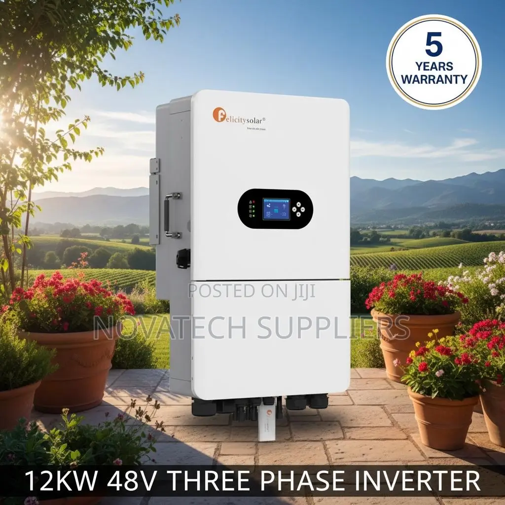 12kVA Felicity Hybrid Solar Inverter 3 Phase LCD WiFi Ready 48V