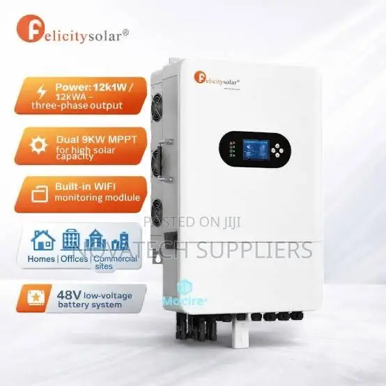 Felicity 12kW 3 Phase Hybrid Inverter With Smart Battery Charging