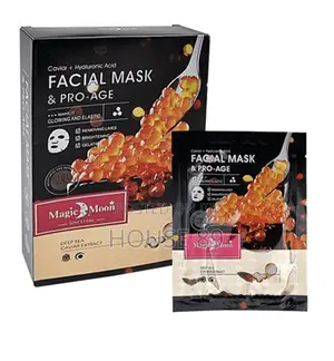 Magic Moon Caviar +Hyaluronic Acid Facial Facial Mask and Pro Age