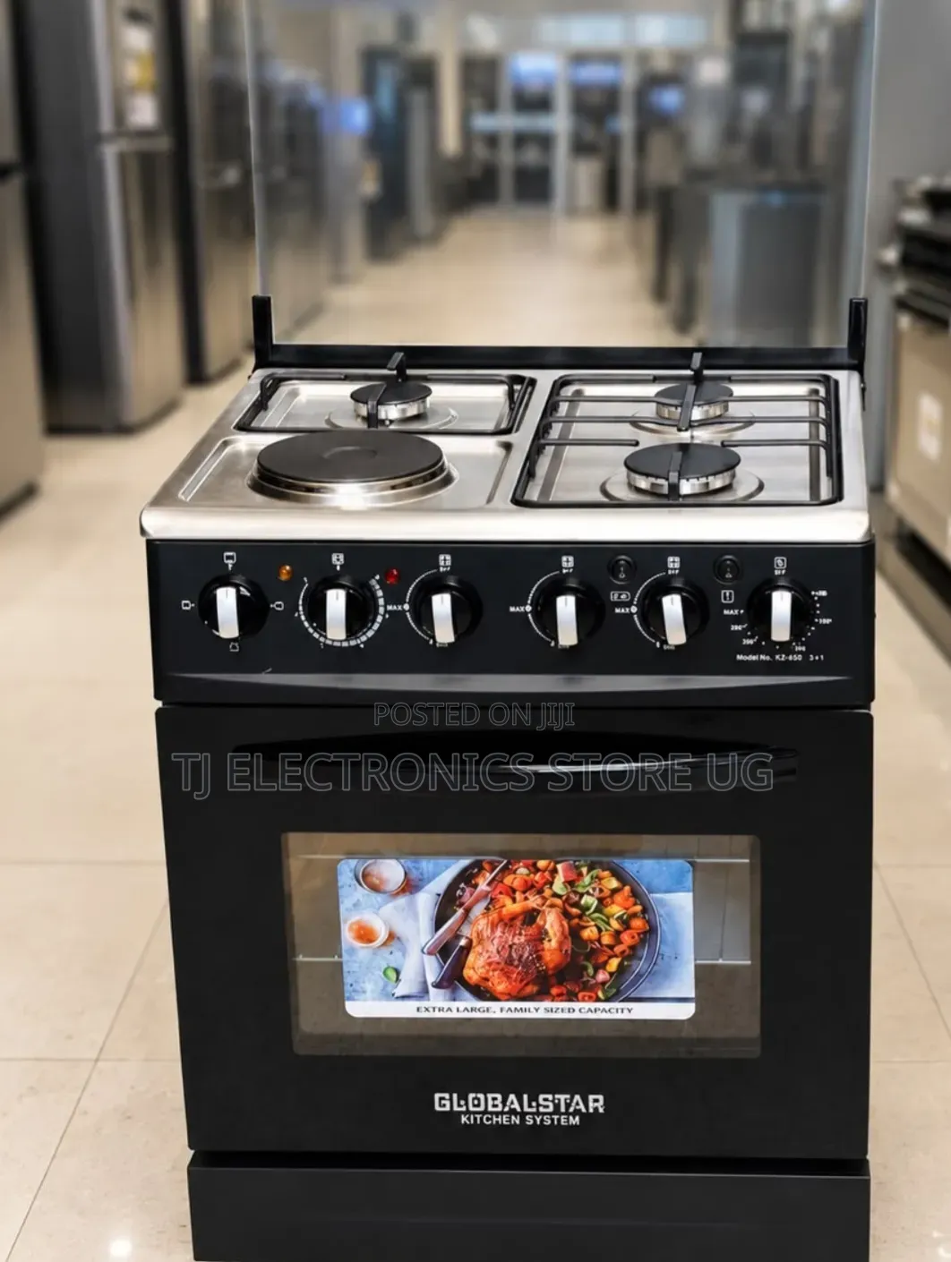 Globalstar Cooker 3gas and 1electric Plates
