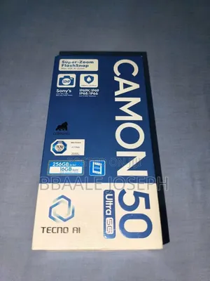 New Tecno Camon 50 Ultra 256 GB Black