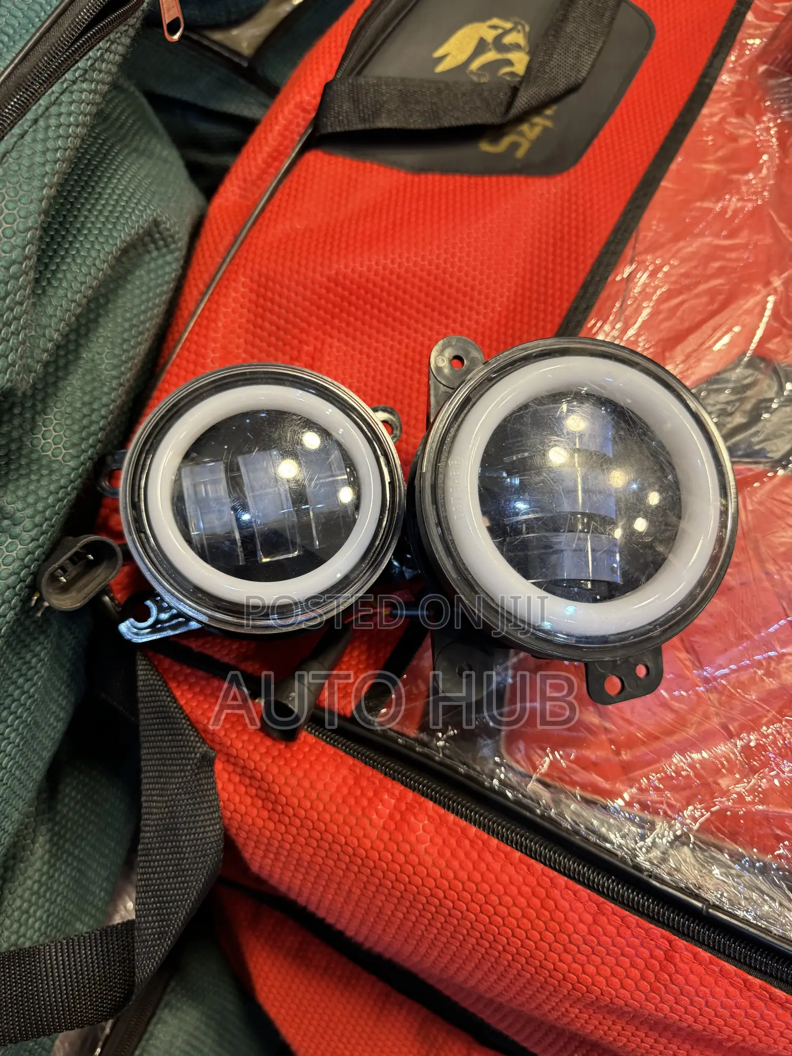 LED Projector Fog Lights With Angel Eye DRL